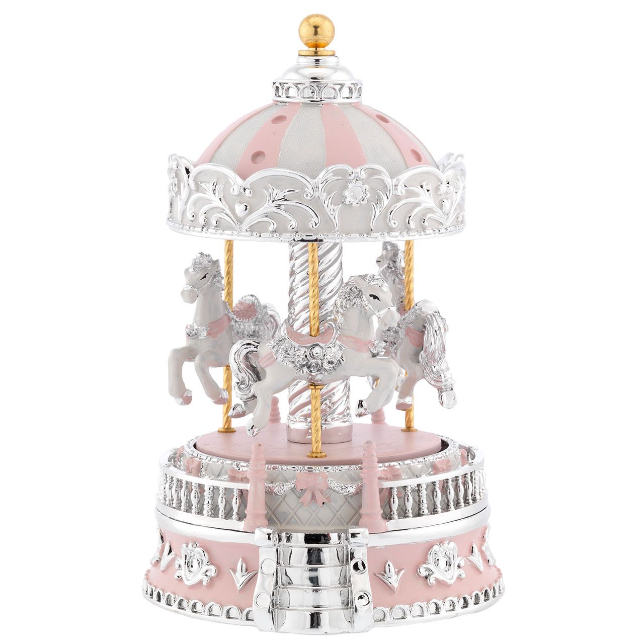 GIOSTRA CON CAVALLI ROSA E CUPOLA H. 23